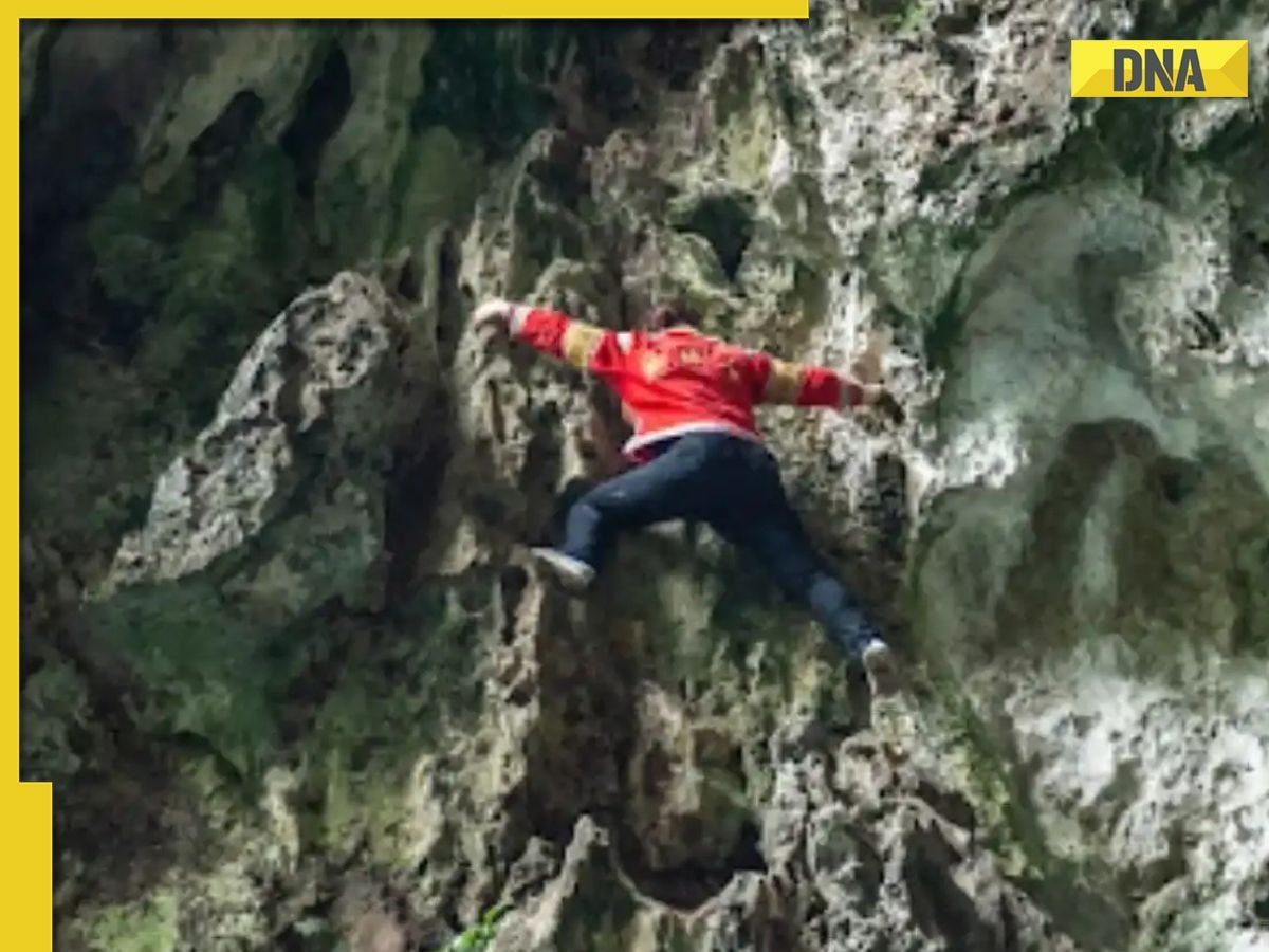 Meet China's 'Spider-Woman' who climbs 100-metre cliff bare-handed, with no safety equipment