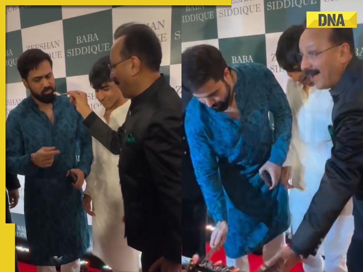 Watch: Throwback when Baba Siddiqui surprised Emraan Hashmi, celebrated actor's birthday at his last Iftar party