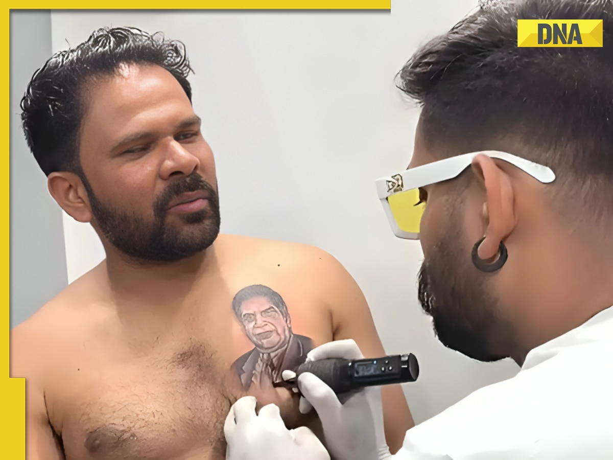 Man pays tribute to Ratan Tata, gets tattoo of his face, know story behind it...