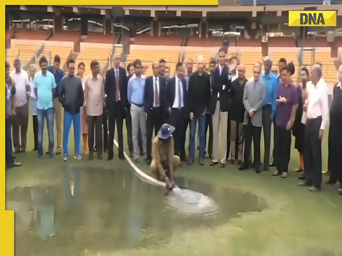 IND vs NZ test: Amid Bengaluru rain, old video of Chinnaswamy stadium's drainage system goes viral, watch here