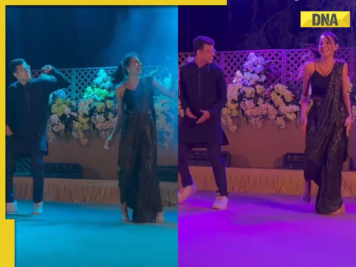 Viral video: Sibling dancing to Shah Rukh Khan’s 'Chaleya' at wedding is unmissable, watch