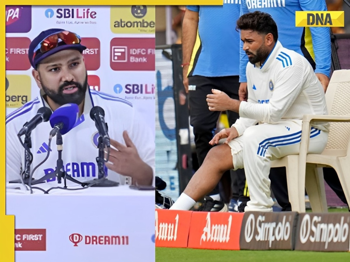 Rohit Sharma provides major update on Rishabh Pant after keeper injures his knee during IND vs NZ 1st Test