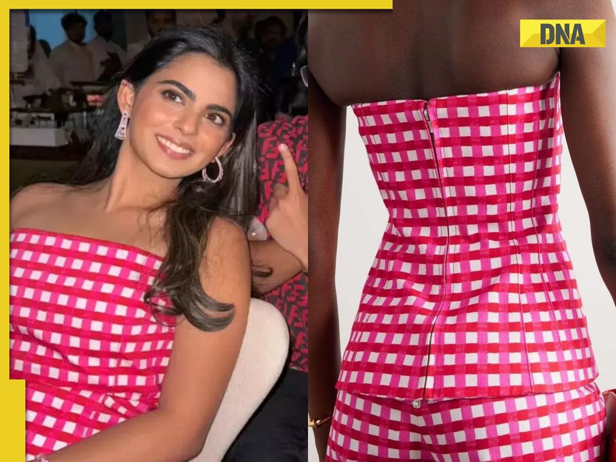 Isha Ambani dazzles in breathtaking checkered co-ord at Radhika Merchant’s birthday bash, it costs...