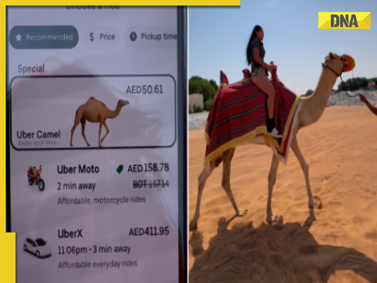 This woman lost in Dubai's desert orders camel via Uber, netizens say 'your camel has arrived'