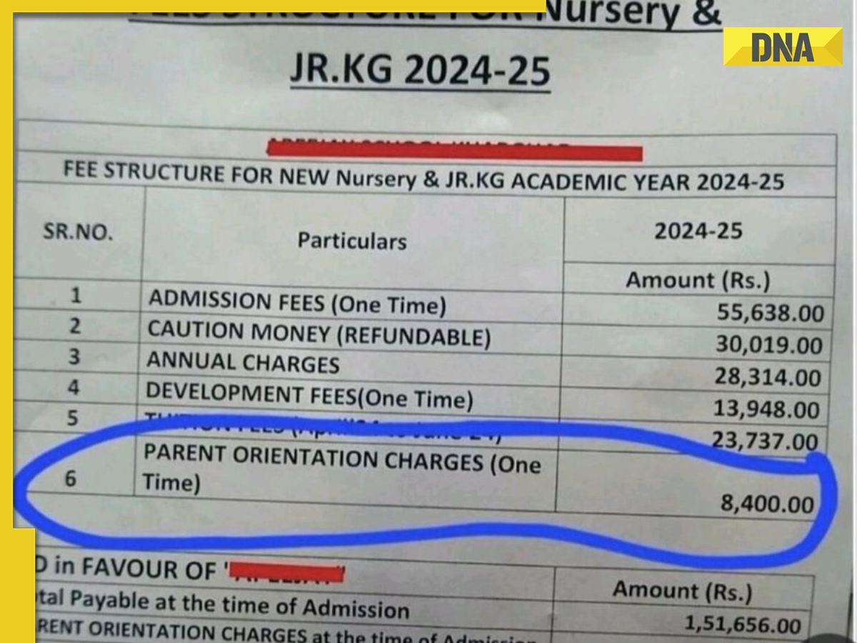 Bengaluru school's Rs 1.5 lakh fees for Nursery sparks controversy, parents' reaction goes viral