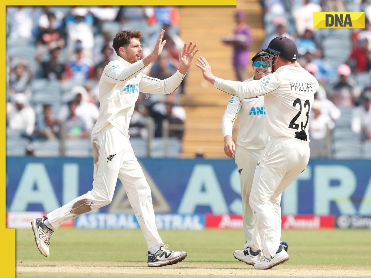 India vs New Zealand, 2nd Test: Mitchell Santner's 7-fer restricts IND to 156 on Day 2, NZ lead by 301 runs at stumps