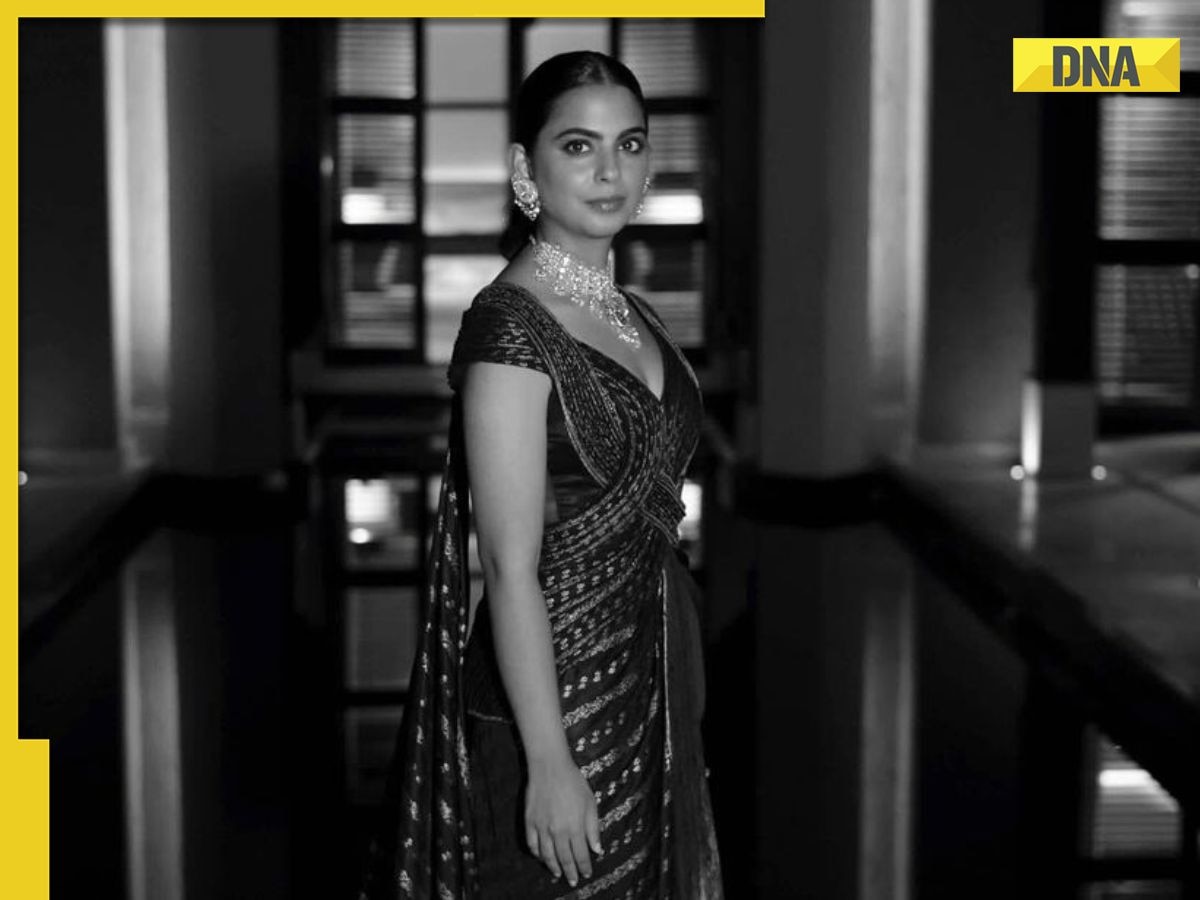 Isha Ambani stuns in modern Banarasi saree gown at Fashion Trust Arabia Gala