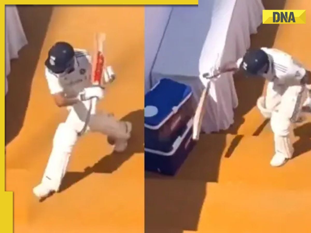 Watch: Virat Kohli smashes ice box with his bat in anger after poor outing in 2nd Test vs New Zealand