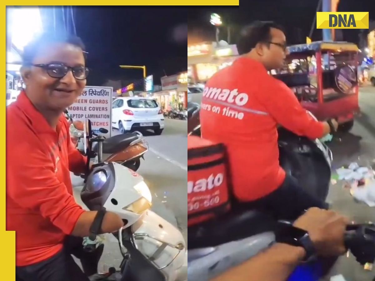 Zomato's specially-abled delivery agent's unstoppable spirit melts hearts online, watch viral video