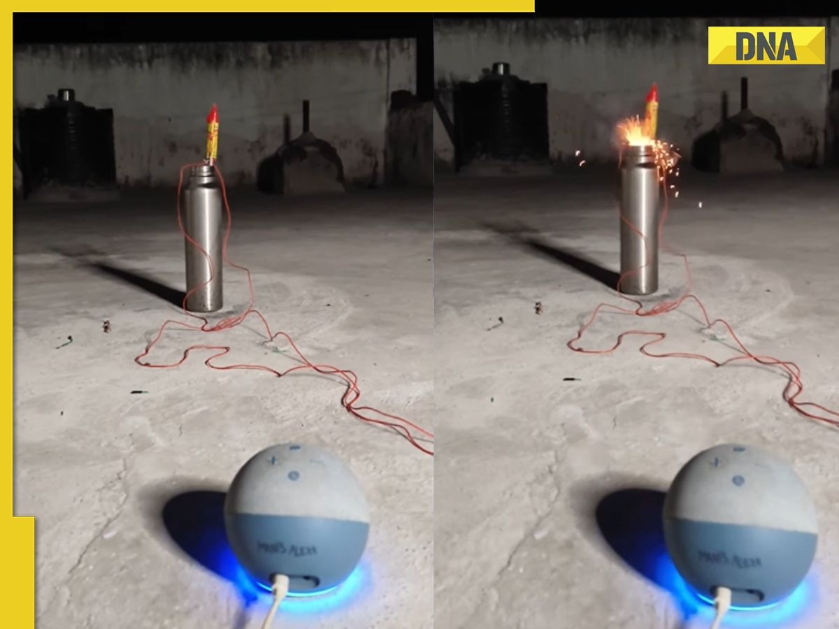 Watch: Amazon Alexa launches Diwali rocket, viral video stuns internet