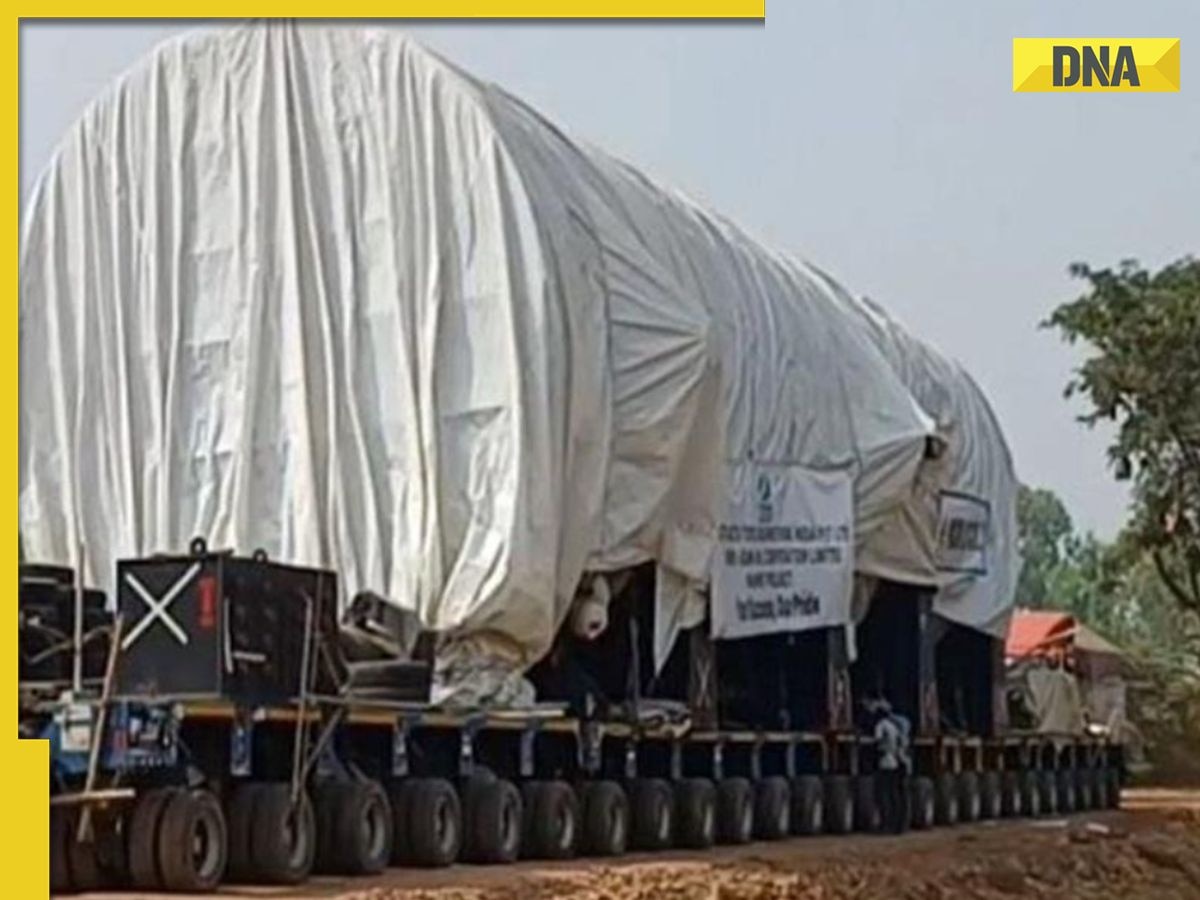 250 people, power of 3500 horses, 400 tyres: THIS 'Bahubali truck' will leave you shocked, know all about it