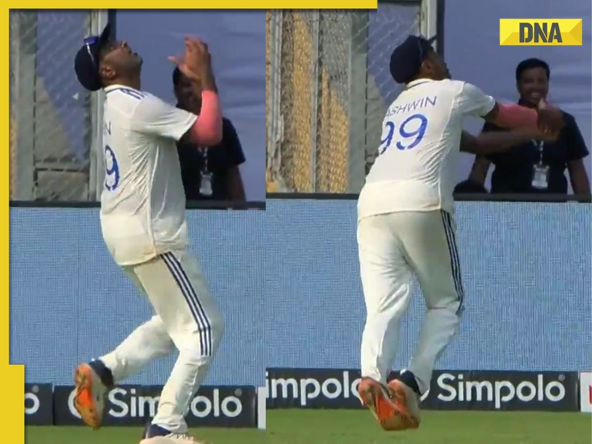 R Ashwin 'does a Travis Head', takes sensational backward-running catch to dismiss Daryl Mitchell in 3rd Test