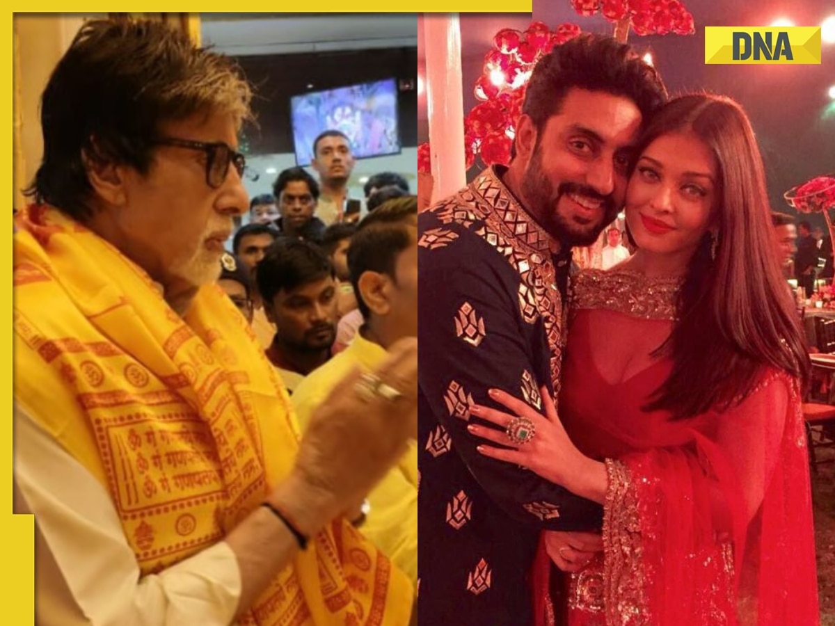 Amid Aishwarya Rai, Abhishek Bachchan’s divorce rumours, Amitabh Bachchan quietly visits Mumbai temples for his son's..