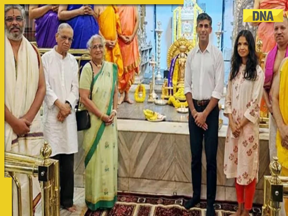 Rishi Sunak, Akshata Murty visit Bengaluru Mutt along with Narayana Murthy, Sudha Murty, video goes viral