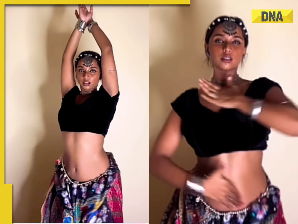 Viral video: Woman's sensual dance to 'namak' sets internet on fire, watch