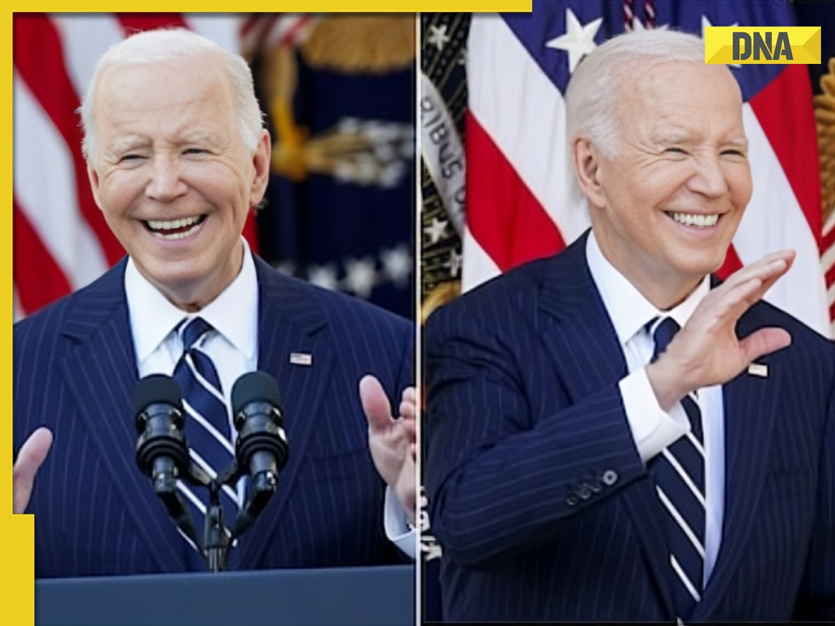 Meme fest erupts after Biden delivers speech with smiling face, netizens say, 'He voted for Trump'