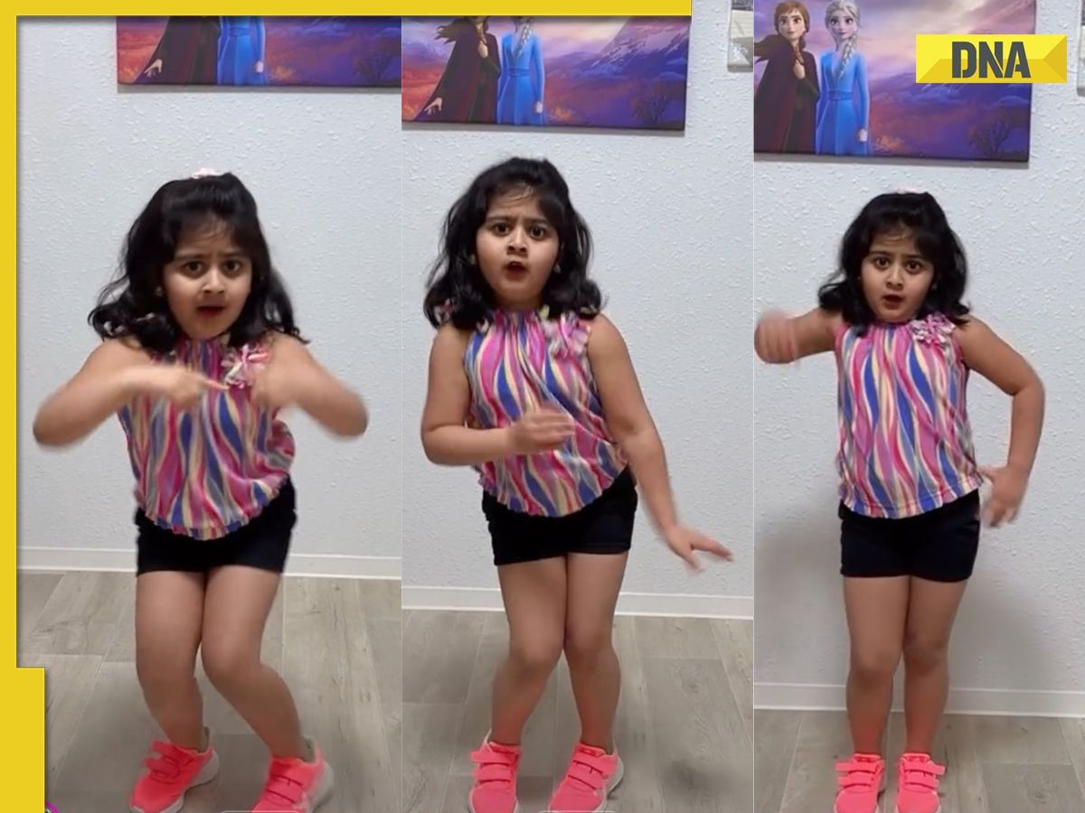 Viral video: Little girl's adorable dance to 'Gulabi Sadi' leaves internet wanting more, watch