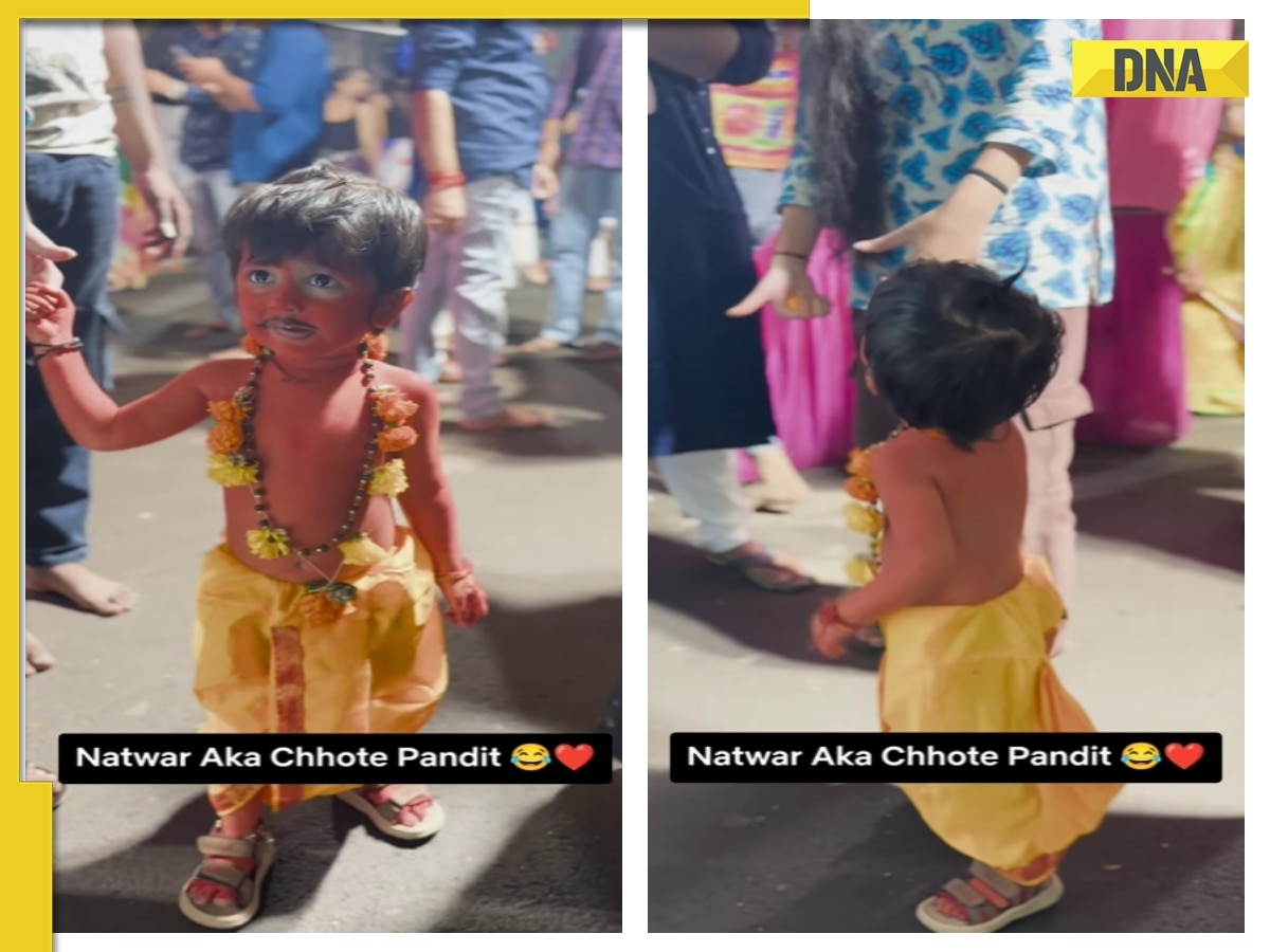 Bhool Bhulaiyaa fever: Kid dressed as 'Chhota Pandit' steals hearts online, netizens say, 'Durga Ashtami ke baad aana'