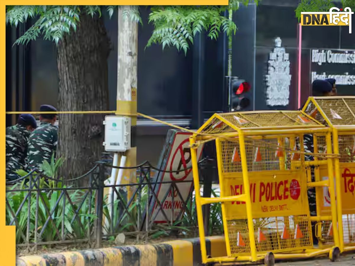 कनाडाई दूतावास के बाहर 'हिंदू-सिख एकता जिंदाबाद', मंदिर पर हमले के विरोध में जोरदार प्रदर्शन, तोड़े बैरिकेड्स