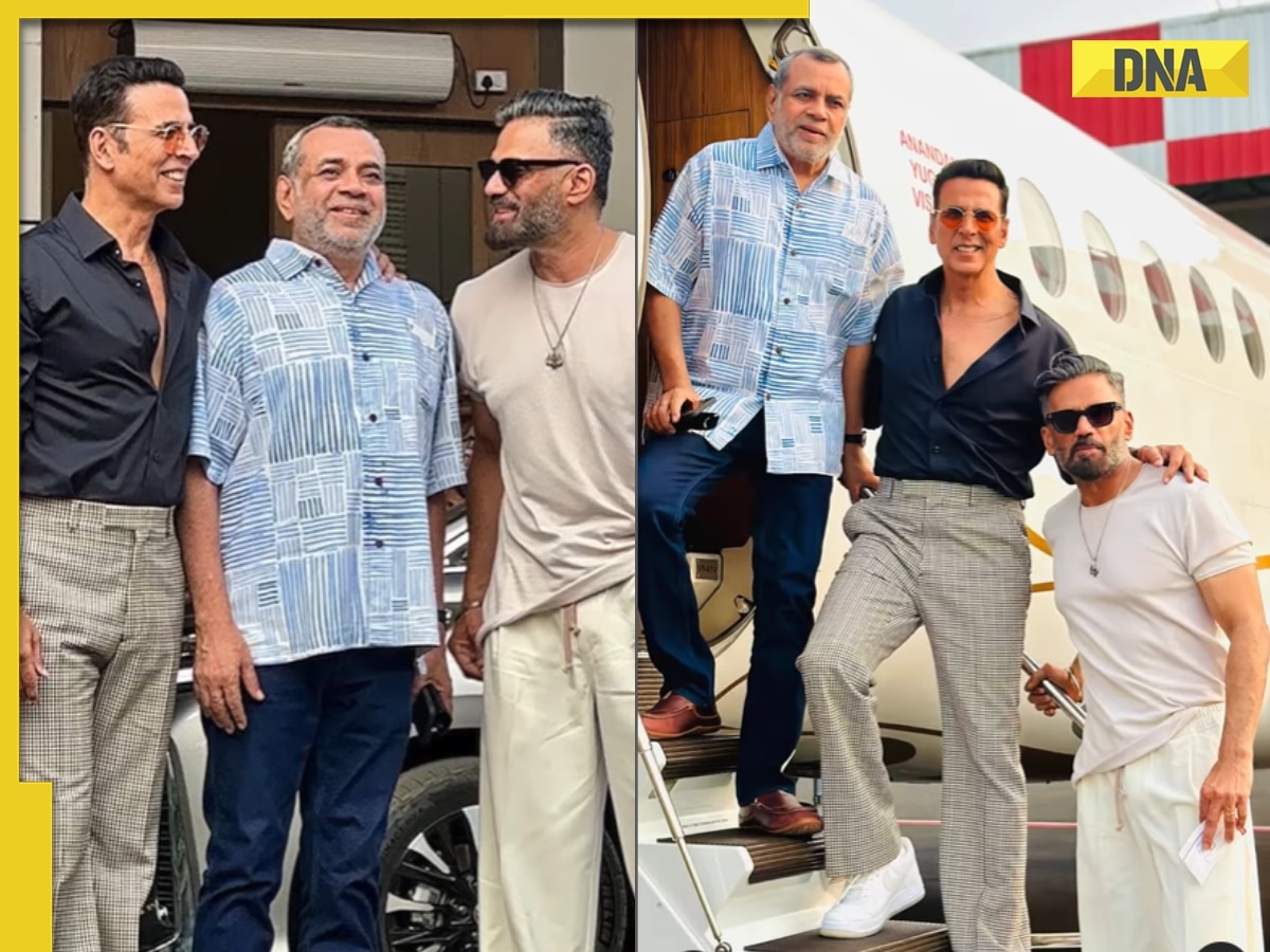 'Hera Pheri 3 is back': Akshay Kumar, Suniel Shetty, Paresh Rawal's reunion breaks the internet, fans react