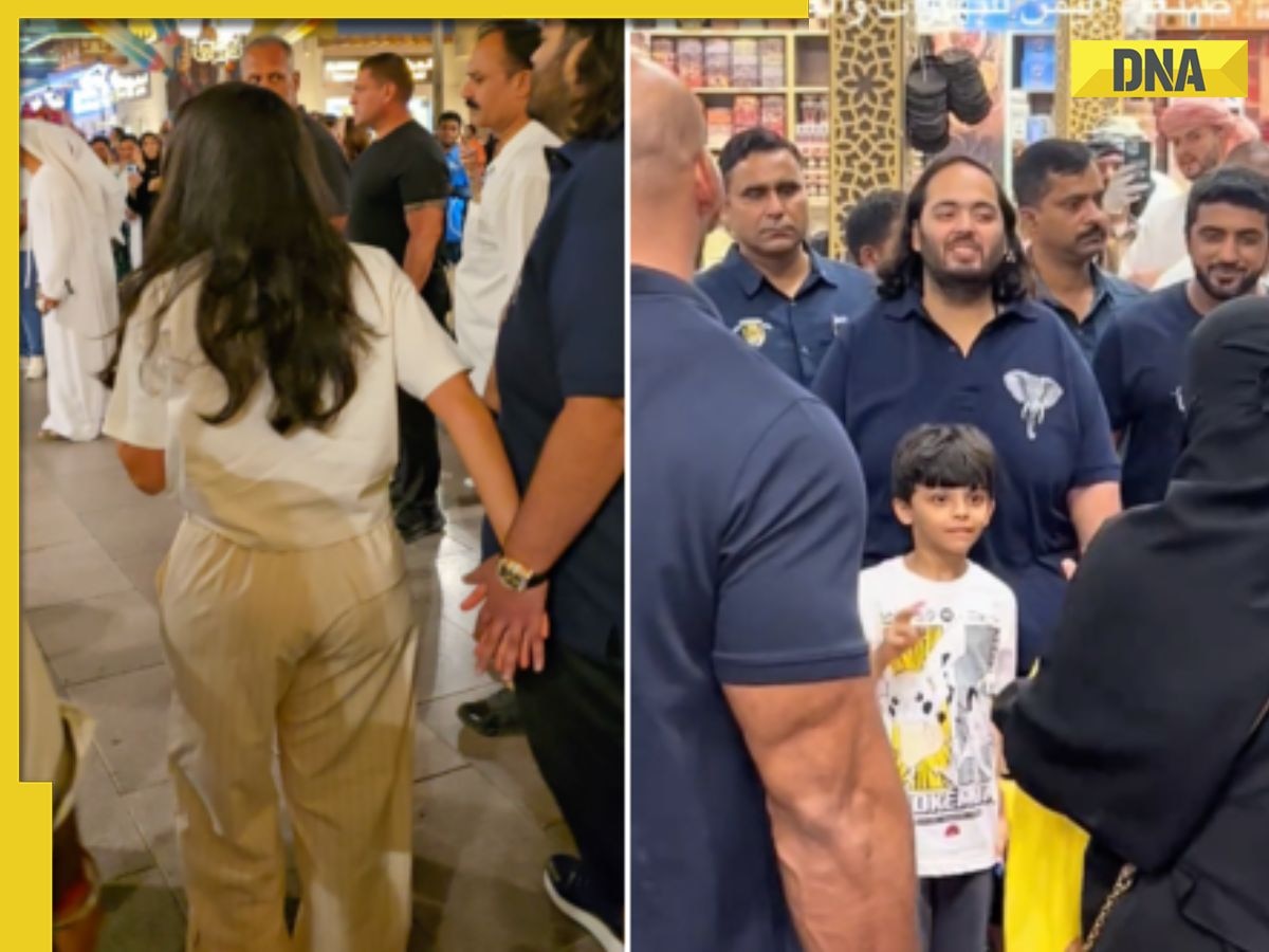 Mukesh Ambani's son Anant Ambani, daughter in law Radhika Merchant seen hand in hand in Dubai, video goes viral