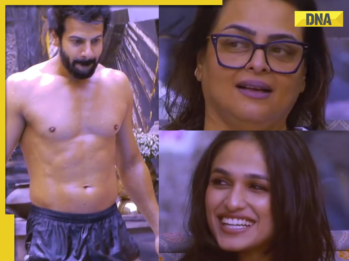 Bigg Boss 18: Shilpa Shirodkar, Kashish Kapoor, Chahat Pandey gaze at shirtless Karan Veer Mehra, say 'ekdum sexy hai'