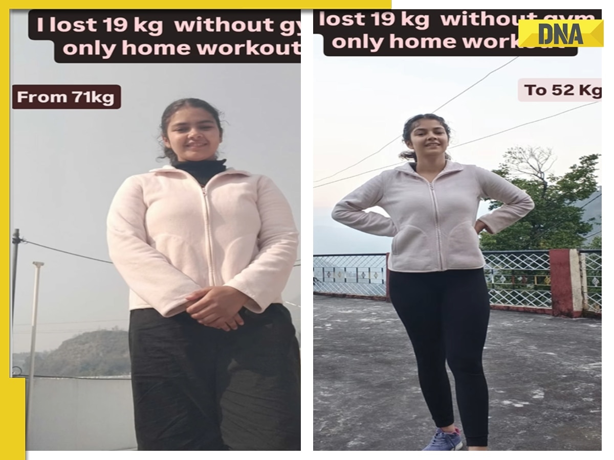 'With home workout': Woman drops from 71 kg to 52 kg, invites followers to take 7-day fitness challenge