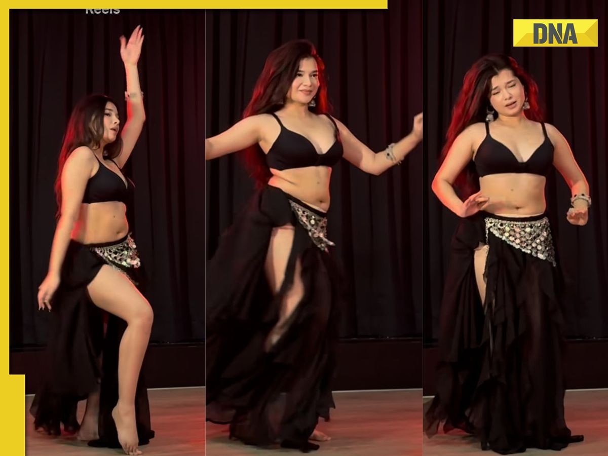 Viral video: Woman's sizzling belly dance to 'Namak' impresses internet, watch