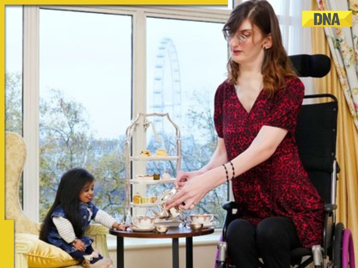 WATCH: World’s shortest woman meets world’s tallest woman, video goes viral