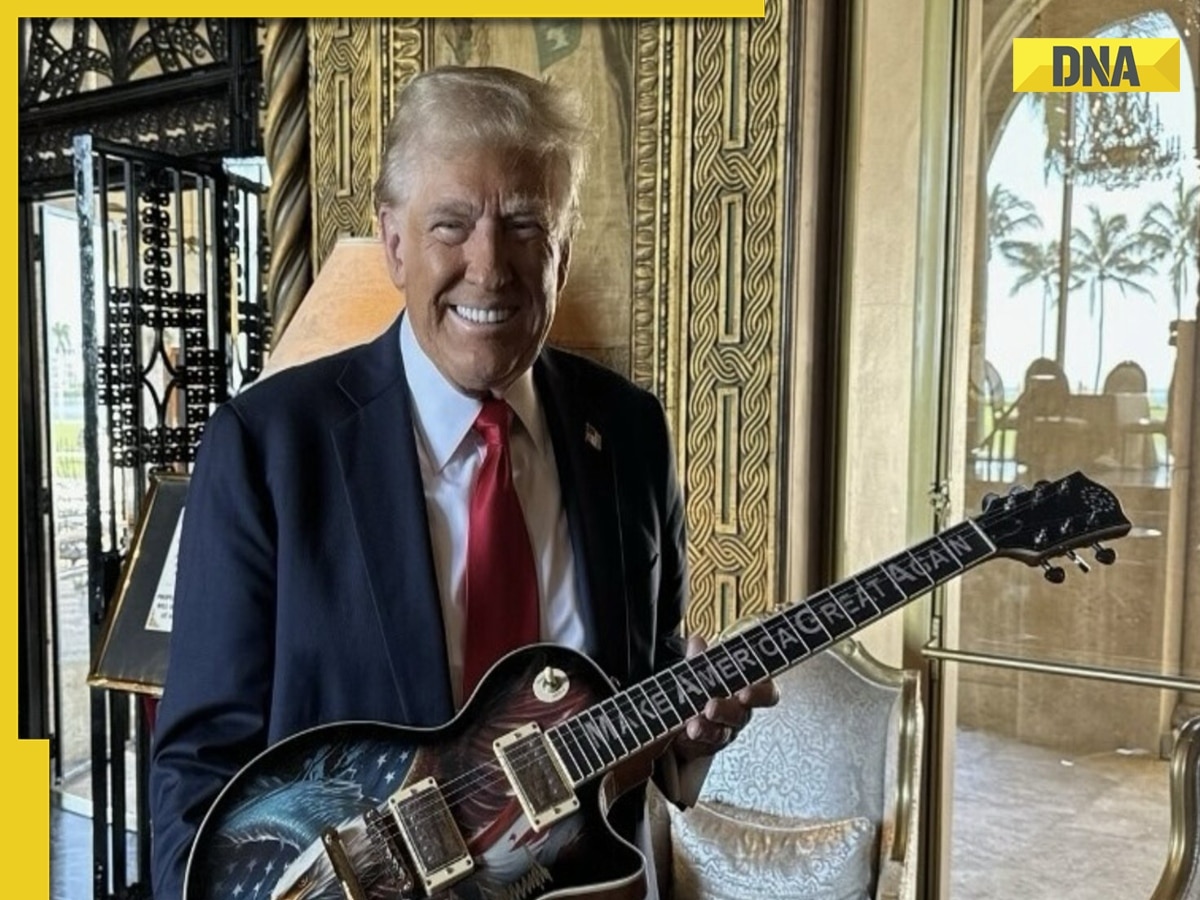 After Bibles, watches and sneakers, Donald Trump is now selling autographed guitars, price is...