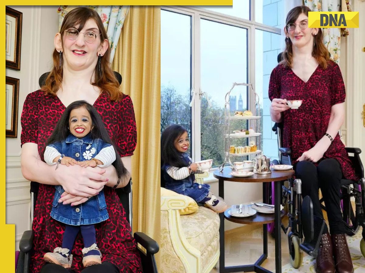 ‘You’re So Beautiful’: World’s tallest woman meets world’s shortest woman over tea, pics go viral