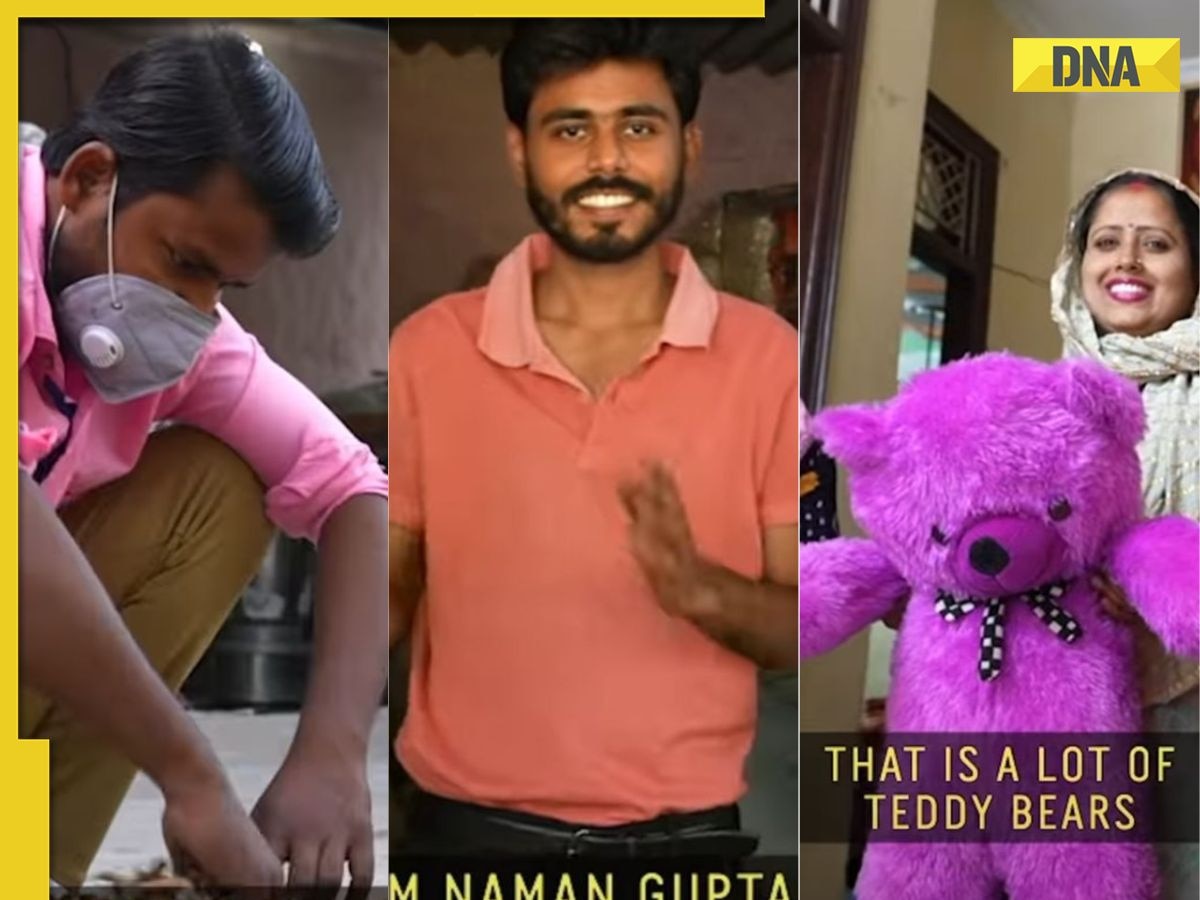 'That’s wild': Noida man turns cigarette butts into teddy bears in viral video, watch