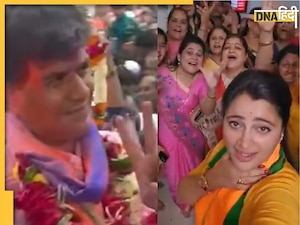 Mumbai: नवनीत राणा ने महायुति की जीत का ऐसे मनाया जश्न, पति के जीतते ही शुरू हो गया डांस, देखें Video
