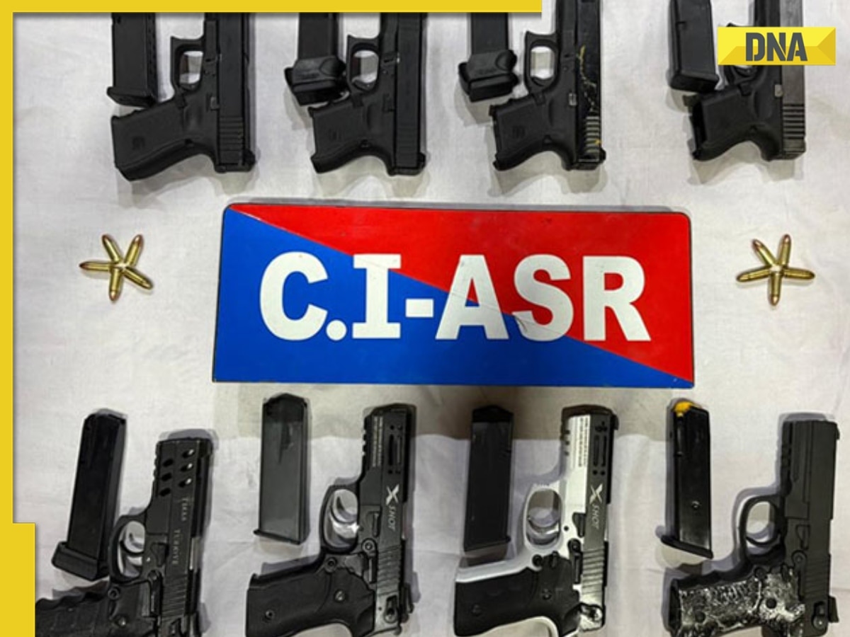 Eight guns smuggled from Pakistan seized in Amritsar, two arrested