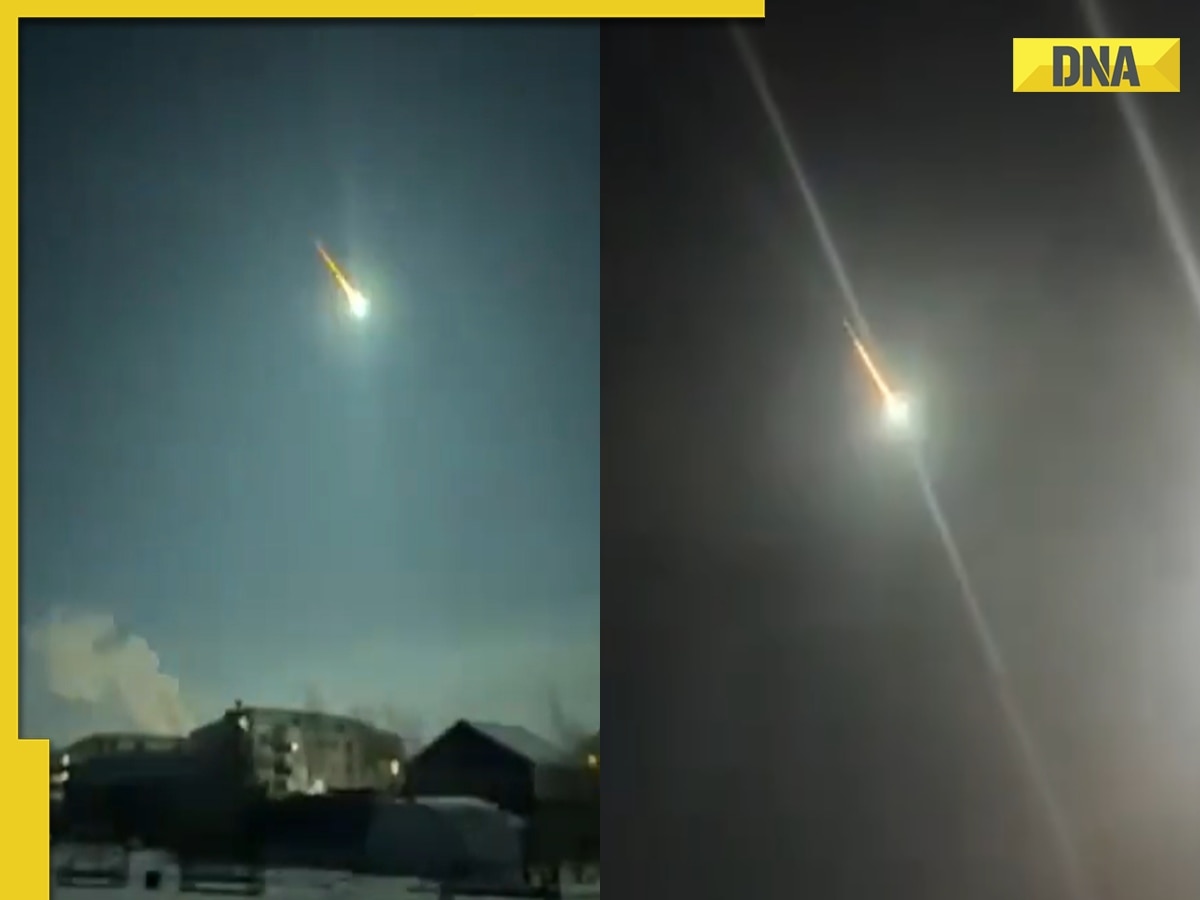 Russia: Asteroid collides with Earth, lights up sky over Yakutia, watch viral video