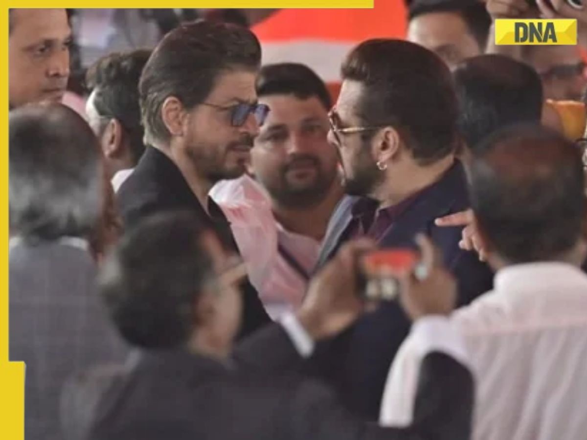 Shah Rukh Khan, Salman Khan hug at Maharashtra CM's Oath Ceremony, Ranbir Kapoor, Ranveer Singh also attend