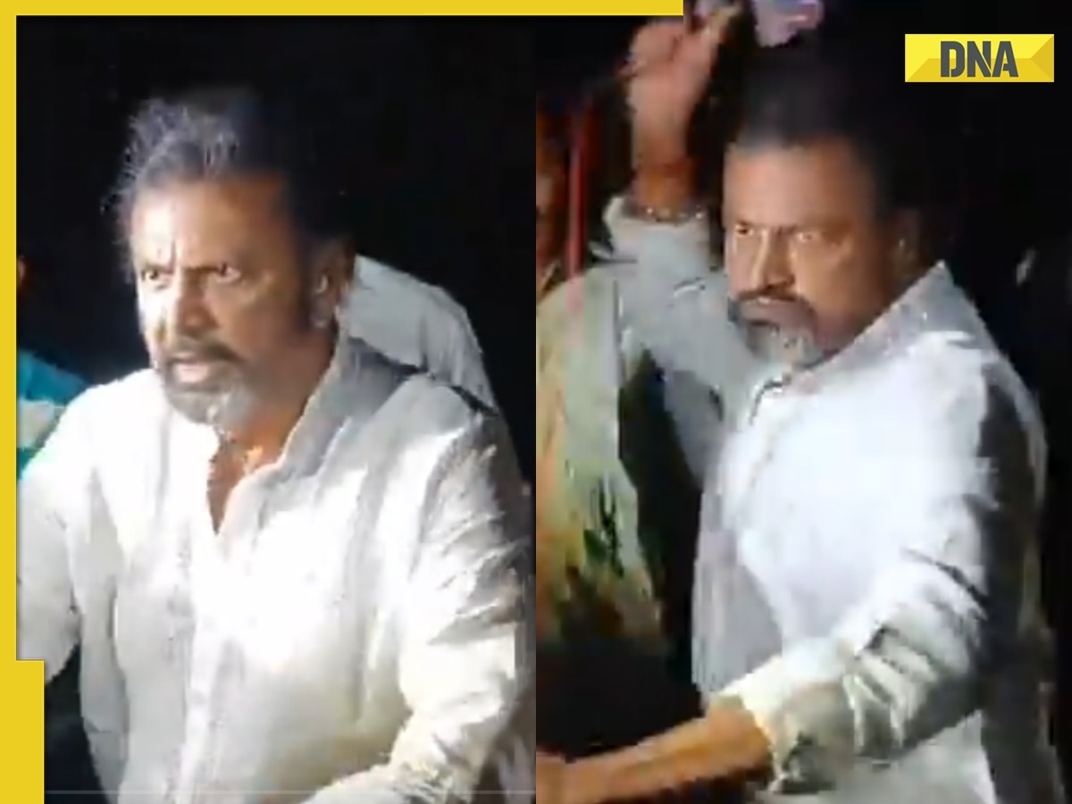 Mohan Babu booked for attacking journalist on camera during family feud