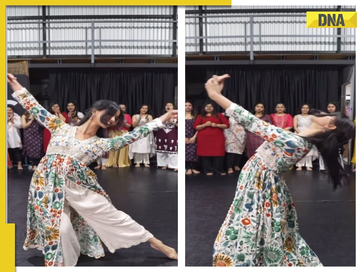 'Graceful': Woman performs classical dance on 'Sajni Re', WATCH viral video 