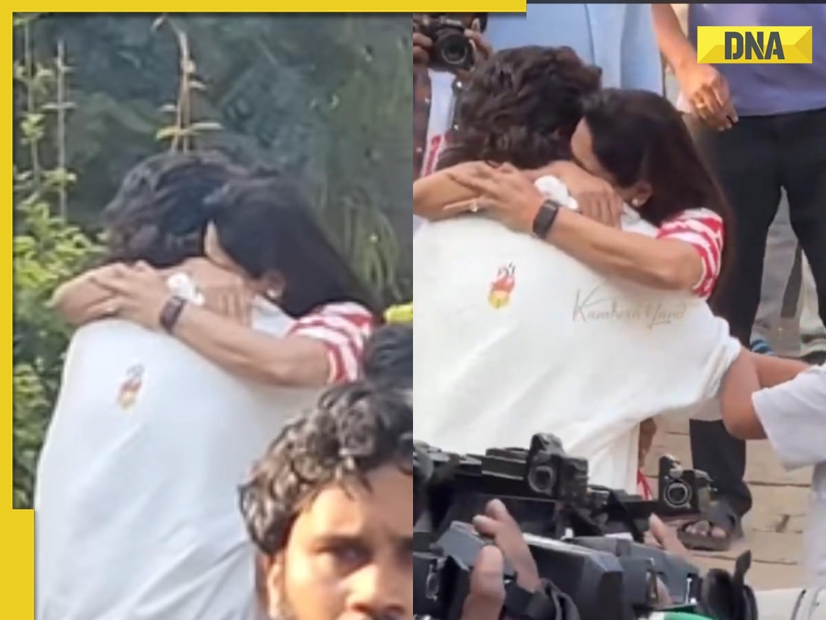 Allu Arjun's wife Sneha Reddy breaks down while hugging him after Pushpa actor returns home from jail, video goes viral