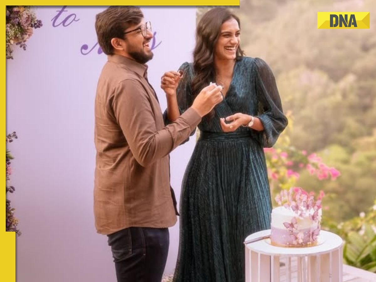 PV Sindhu ditches maximilism, stuns in beautiful maxi dress for her engagement with Venkat Datta