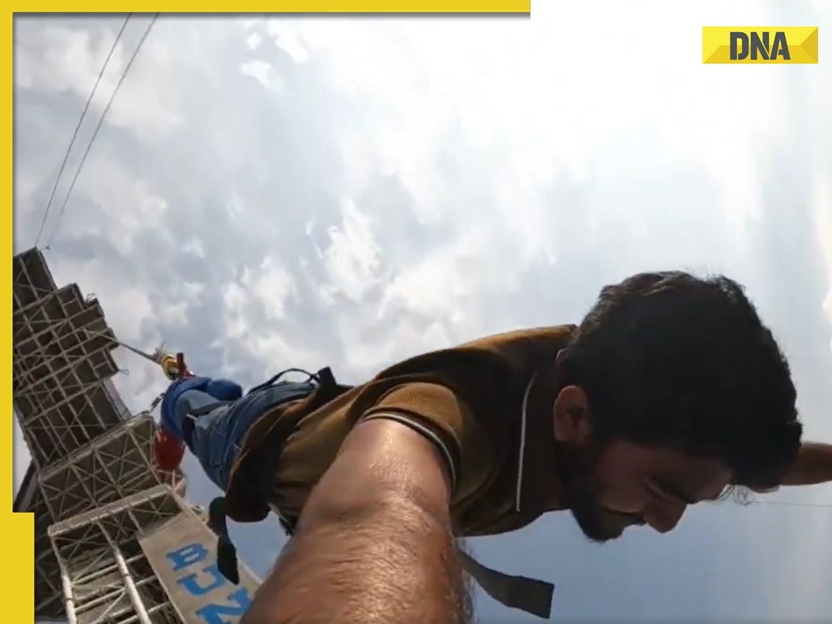Watch: D Gukesh celebrates World Chess Championship victory by going bungee jumping, video goes viral