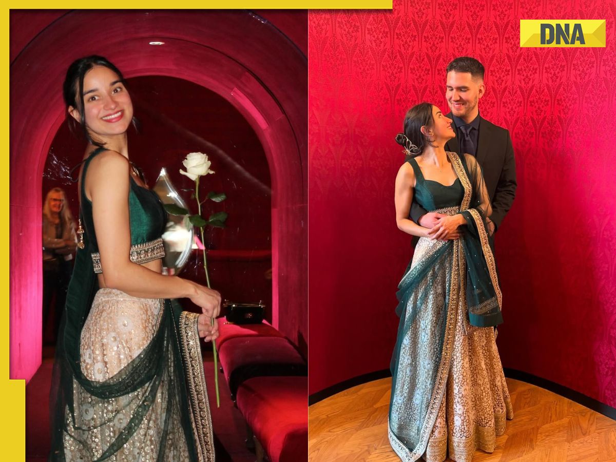 Indian origin student wears lehenga to graduation ceremony in Swiss, netizens say 'you outshining..' Indian origin student wears lehenga to graduation ceremony in Swiss, netizens say 'you outshining..'