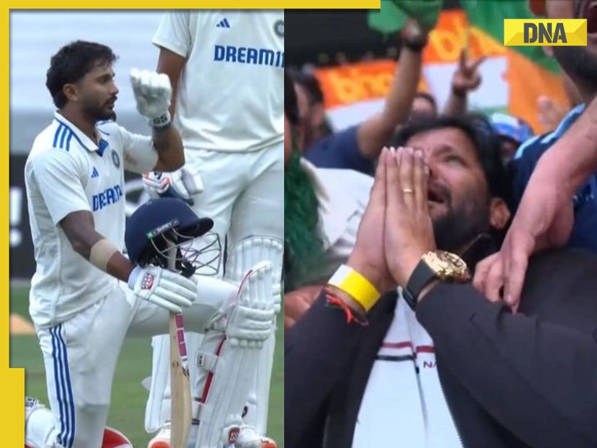 Watch: Nitish Kumar Reddy's father gets emotional as son slams maiden Test century in Melbourne