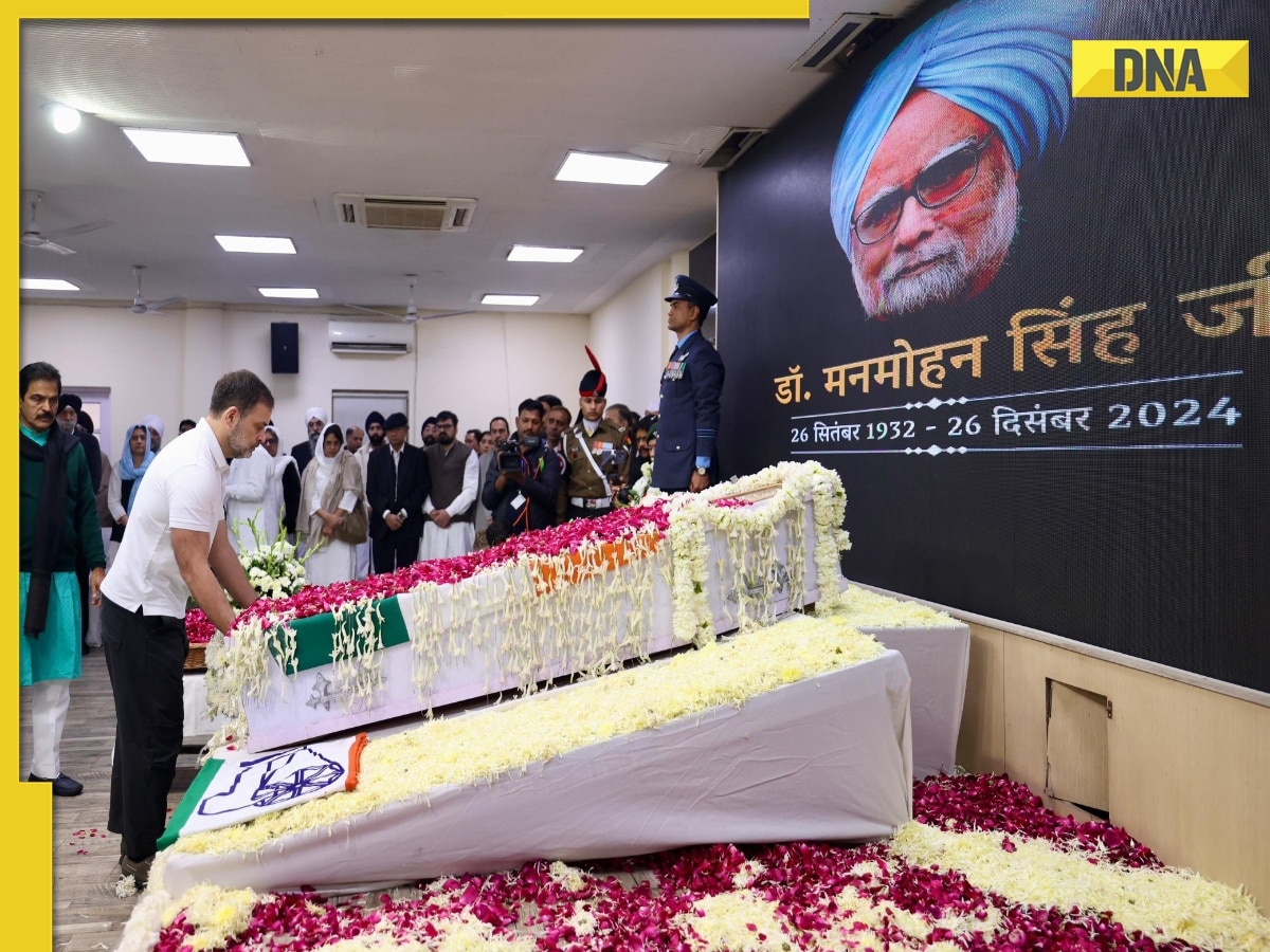 'Government insulted Manmohan Singh by organising his last rites on Nigam Bodh Ghat': LoP Rahul Gandhi slams NDA 