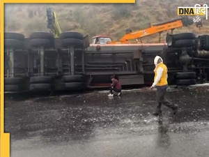 Delhi-Jaipur Highway पर पलटा गैस टैंकर, दोनों तरफ एक किमी का एरिया कराया खाली, पढ़ें पूरी बात