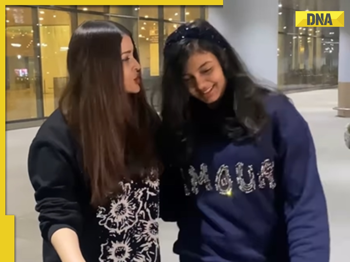 Aishwarya Rai expresses concern as Aaradhya Bachchan jumps at airport, netizens feel 'something is wrong'