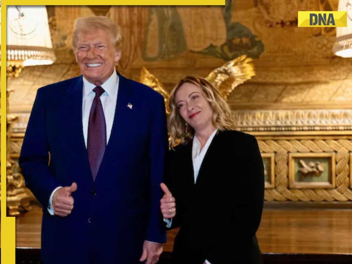 'I'm here with a fantastic woman': Donald Trump meets Italian PM Giorgia Meloni in Florida amid global challenges and...