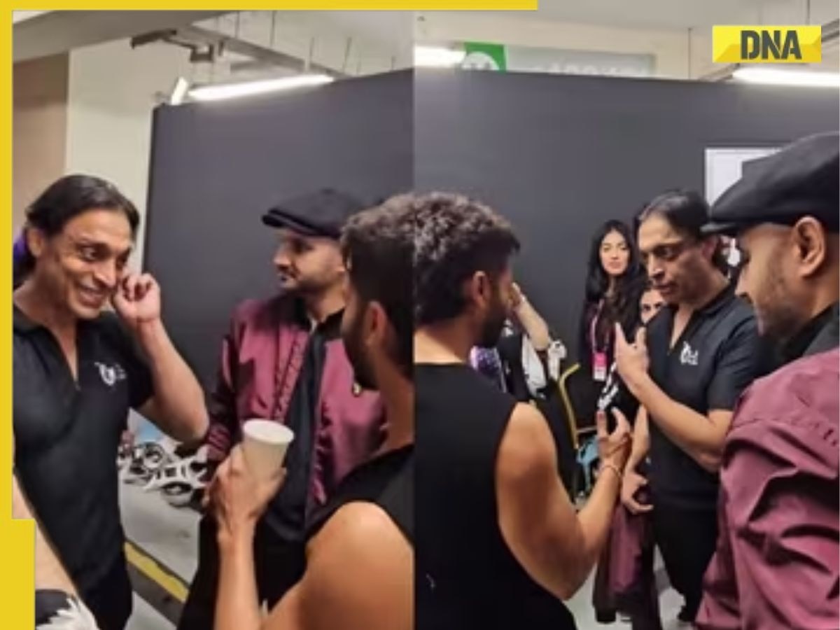 Shahid Kapoor meets Shoaib Akhtar in UAE, video goes viral, fans say 'Kabir Singh with Rawalpindi Express' 