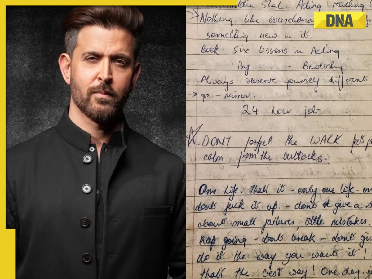 Hrithik Roshan shares Kaho Naa Pyaar Hai prep notes from 27 years ago ...