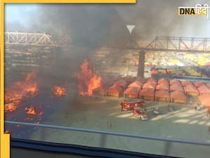 Mahakumbh Mela 2025 की टेंटसिटी में भीषण आग, लगातार फटे सिलेंडर, दर्जनों टेंट जलकर खाक